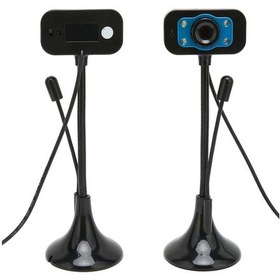 Resim Moveevo Usb 2.0 Otomatik Odaklı 640x480 Hd Web Kamera, Led Doldurma Işığı, Dış Mikrofon, Win/android/linux Uyumlu, Masaüstü/dizüstü Bilgisayar İçin 