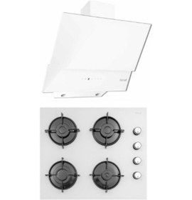 Resim Itimat 1530 + 9019 2'li Dijital Pro Beyaz Ankastre Set 