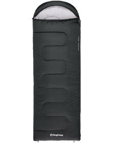 Resim Kingcamp Oasis 350 -14 C 4 Mevsim Uyku Tulumu Siyah 