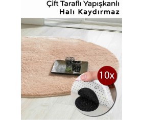 Resim Octopus Bazaar 10 Adet Sabit Cırt Halı Kaydırmaz Çift Taraflı Bant Bağlayıcı Manyetik Bant 