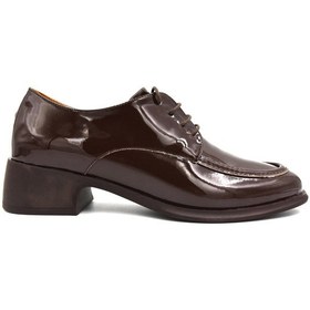 Resim Beyaz Park Moda Termo Kaymaz Taban Bağcıklı Günlük Kadın Ayakkabı Kahve Kahve 