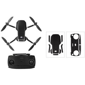 Resim Geekyou Mm-tz439 Djı Mavic Mini Drone Suv Geçirmez Pvc Çıkartma Seti, Karbon Desenli Siyah, Kişiselleştirme İmkanı 