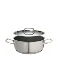 Resim GGS Solingen Germany Kapaklı Teflon Tava Tipi Tencere 28 CM 5 L Profihome 260-08 