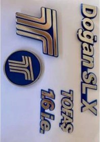 Resim Doğan Slx Ön Panjur Bagaj Arma Yazı Takım 5 Adet 