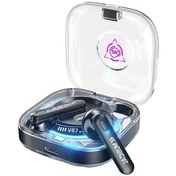 Resim Wealthglow Wekome V07 Vanguard Serisi Kablosuz Kulaklık Spor Bluetooth 5.3 Kulaklık Gürültü Önleyici Kulaklık - Siyah Axxj4d 