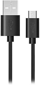 Resim Hytech HY-X57 0.5A Poşet 1m Uzun Konnektörlü Siyah Micro USB Şarj Kablosu 