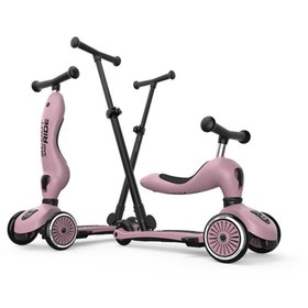 Resim Scoot and Ride Push and Go Ebeveyn Kontrollü Çocuk Scooter Wildberry 240527-00069 