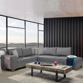 Resim Eymense Loft Köşe Koltuk Takımı Gri 