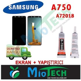 Resim Samsung Galaxy A750 A7 2018 Lcd Ekran Dokunmatik Ürün-Siyah 