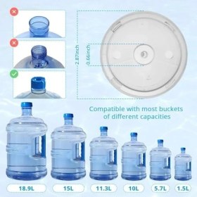 Resim NY Home Mjıya 2,5 Litre Su Sebili, Dağıtıcı De Agua Para Botellon, Evrensel Su Şişesi Pompası, Şalterli ve Usb, Kamp, Mutfak, Atölye, Garaj Için (Beyaz) 