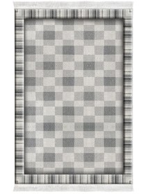 Resim Alanur Home Eko Trend Djt Yıkanabilir Kaymaz Taban 3 Lü Yatak Odası Takımı 1913 Modern Gri 