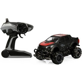 Resim Crazon 1:18 Uzaktan Kumandalı 4x4 Crazy Off-road Araba 2.4 Ghz Usbj Şarj Siyah Kırmızı Çok Renkli 