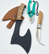 Resim SürLaz 3'lü Outdoor Bağ Bahçe Set Balta Bağ Makası Bıçkı 