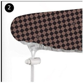 Resim King Xxl 165x56cm Kahve Ütü Masası Kılıfı 