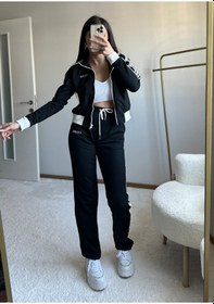 Resim Moystore Cellinnee Siyah Eşofman Takım Siyah 