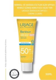 Resim Uriage Bariesun Spf 50+ Normal Ve Hassas Ciltler Için Renkli Güneş Koruyucu Krem 50 Ml - Fair Açık Ton 087952 
