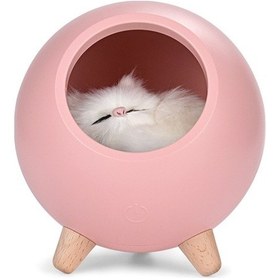 Resim Evcil Hayvanlar İçin Silikon-kestane Ağacı Ambiyans Lambası, 18650 Pil, 5v Usb, 3 Renk Seçeneği Yeşil/pembe/beyaz Diğer Diğer 