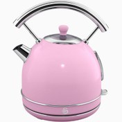 Resim Swann Retro Elektrikli Su Isıtıcısı 1,8L, 3000W, Paslanmaz Çelik ve Otomatik Kapanma Özellikli 