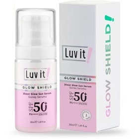 Resim Luv it glow shield sheer glow spf 50 güneş serumu 50 ml 
