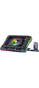 Resim Storemax Gaming Laptop Notebook Soğutucu Stand Telefon Tutucu Stant 2200RPM Rgb Işıklı LED Display 