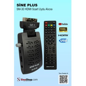 Resim Sine Plus Sineplus Sm-30 Hd Uydu Alıcısı HDMI Scart Çıkışlı 