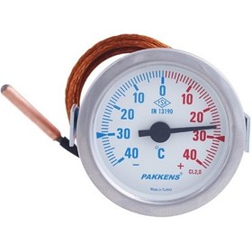 Resim Pakkens 60 1 Metre Kablolu -40/+40 C.göstergeli Gazlı Termometre 