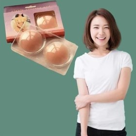 Resim Renklime Silikon Göğüs Ucu Kapatıcı Gizleyici Bant Aparat Nipple Pad 