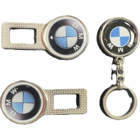 Resim Bmw Emniyet Uyumlu Ikaz Ses Metal Toka 2 Adet 1 Adet Anhatarlık Çift Yönlüdür 