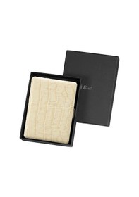 Resim Pearl Japan Cosmos Deri Uzun Sigara Tabakası Croco Beyaz 9lu 