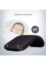 Resim Katlanabilir Ark Dokunmatik Kablosuz Mouse Ultra İnce, Sessiz, 2.4g Usb Alıcılı, Pc/laptop Uyumlu - 
