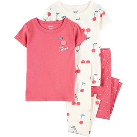 Resim Carter's Kız Bebek Pijama Set 4'lü Takım - Çok Renkli / 18 Ay 