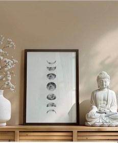 Resim Çerçevesiz Poster Ay Işığının Ritmi 