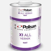 Resim Polisan X1 ALL Vernik Mat Şeffaf 0,60L 