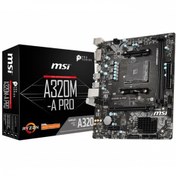 Resim MSI A320M-A Pro AMD A320 AM4 DDR4 3200 MHz Masaüstü Anakart 