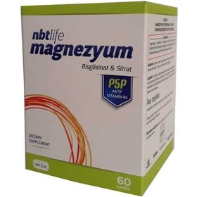 Resim Nbt Life Magnezyum P5p Vitamin B6 Kapsül 60lık 