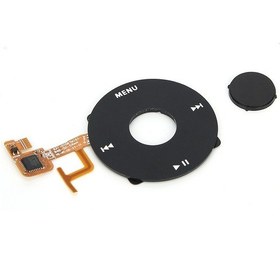 Resim Kangvka İpod Video 5/5.5 Nesil 30/60/80gb Yerine Geçici Tıklama Çarkı, Yüksek Kaliteli Abs Malzeme, Kolay Kurulum, Tutkalı Arka Yüzeyli 