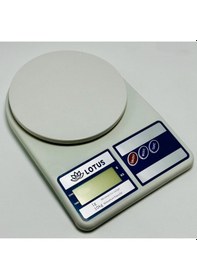 Resim Lotus Dijital Mutfak Terazisi 10kg - 1gr Yüksek Hassasiyetli Terazi Bej 