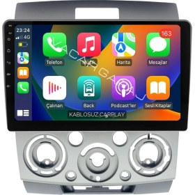 Resim Navecron Ford Ranger 2007-11 Uyumlu Androıd Multimedya Gerçek 2/32 Kablosuz Carplay Geri Görüş Kameralı 