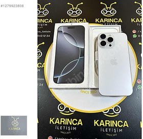 Resim Apple iPhone 16 Pro Max İkinci El YD | 256 GB | Beyaz 