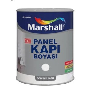 Resim Marshall Solvent Bazlı Amerikan Panel Kapı Boyası 2,5 Lt Beyaz 