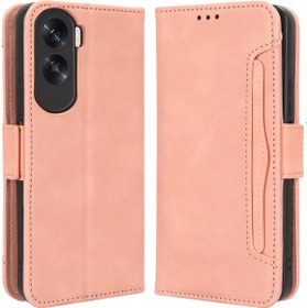 Resim Çoklu Kart Yuvası Pu Deri Stand Cüzdan Telefon Kılıfı Honor 90 Lite 5g/x50i 5g 