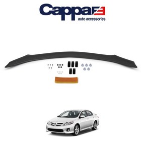 Resim Cappafe Toyota Corolla Uyumlu Ön Kaput Koruma Rüzgarlık 4Mm Abs 08-13 N11.30758 