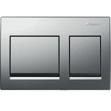 Resim Geberit ALPHA35 Kumanda Kapağı Çift Basmalı, Parlak Krom - 115.045.21.5 
