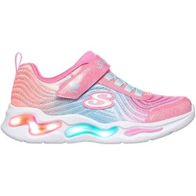Resim Skechers Wavy Beams - Ombre Express Çocuk Spor Ayakkabı 302327l 302327l Pkmt Pkmt Çok Renkli 