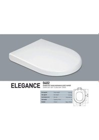 Resim Nkp Elgance Yavaş Kapanan Klozet Kapağı - Duroplast 