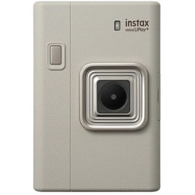 Resim Fujifilm Instax Mini Liplay Plus Sand Beige Fotoğraf Makinesi, Çanta, Albüm, Kıskaç ve 20'li Film Hediye Seti 