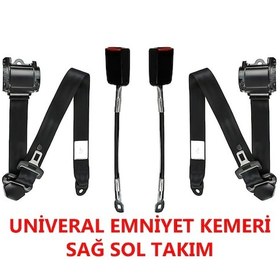 Resim Tofaş Doğan Şahin Kartal Uyumlu Ön Emniyet Kemeri Sağ Sol Takım Otomatik (527520407) 