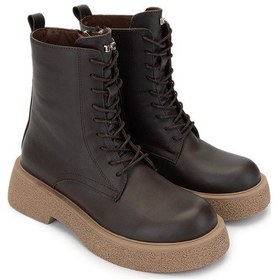 Resim Tamer Tanca Kadın Hakiki Deri Kahverengi Casual Bot 945 4322 Bn Bot Sk24-25 Acı Kahve Dr Acı Kahverengi 