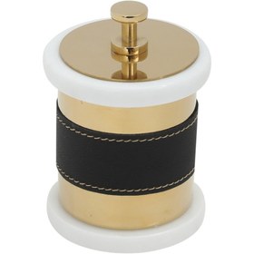 Resim Setüstü Petra Pamukluk 3040 - PVD Gold Doğal Taş Beyaz Metal Suni Deri 