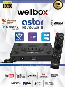 Resim wellbox Dahili Wi-Fi Özellikli 2024 Model Çanaklı Çanaksız İp Full HD Uydu Alıcısı 